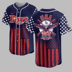 Tampa Bay Rays USA 250 Patriotic Jersey