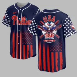 Philadelphia Phillies USA 250 Patriotic Jersey