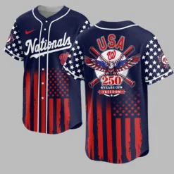 Washington Nationals USA 250 Patriotic Jersey