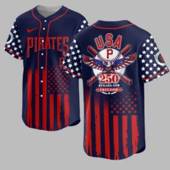 Pittsburgh Pirates USA 250 Patriotic Jersey