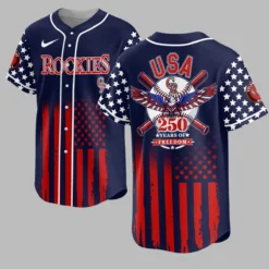 Colorado Rockies USA 250 Patriotic Jersey