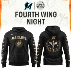 Miami Marlins Fourth Wings Night Hoodie