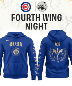 Chicago Cubs Fourth Wings Night Hoodie