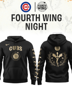 Chicago Cubs Fourth Wings Night Hoodie