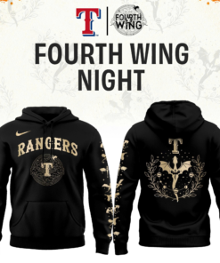 Texas Rangers Fourth Wings Night Hoodie