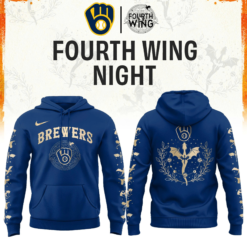 Milwaukee Brewers Fourth Wings Night Hoodie