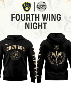Milwaukee Brewers Fourth Wings Night Hoodie