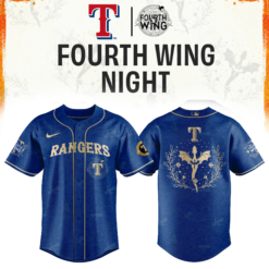Texas Rangers Fourth Wings Night Jersey
