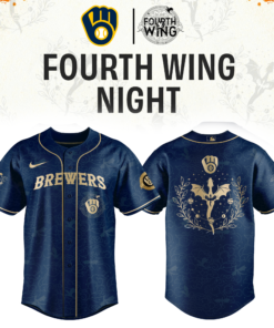 Milwaukee Brewers Fourth Wings Night Jersey