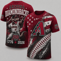 Arizona Diamondbacks 250 Years Of Freedom Exclusive T-shirt