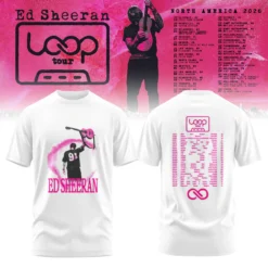 Ed “North American Loop Tour 2026” 🎸➕✖️➗ Shirt D8