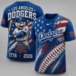 Los Angeles Dodgers 250 Years Of Freedom Exclusive T-shirt