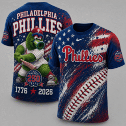 Philadelphia Phillies 250 Years Of Freedom Exclusive T-shirt