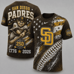 San Diego Padres 250 Years Of Freedom Exclusive T-shirt