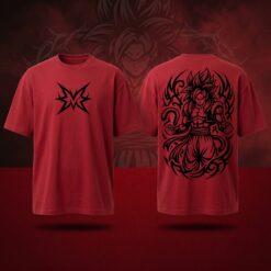 "Primal Fusion" 90s Tribal Tattoo Heavyweight Tee