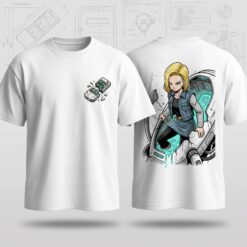 "Shattered Control" Android 18 Awakening Heavyweight Tee