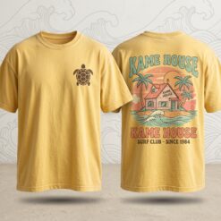 "Kame House Surf Club" 1984 Vintage Sun-Washed Tee