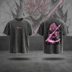 "Divine Scythe" Gothic Rose Heavyweight Oversized Tee