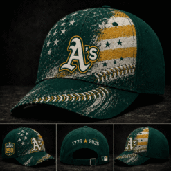 Oakland Athletics 250 Years Of Freedom Exclusive Baseball Cap