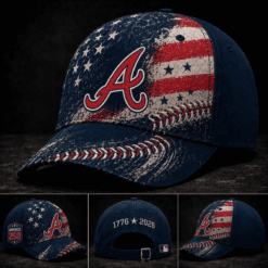 Atlanta Braves 250 Years Of Freedom Exclusive Baseball Cap