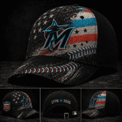 Miami Marlins 250 Years Of Freedom Exclusive Baseball Cap