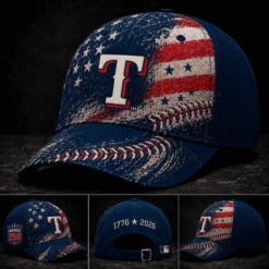 Texas Rangers 250 Years Of Freedom Exclusive Baseball Cap