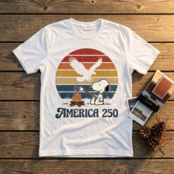 Vintage America 250 Camping Oversized Tee