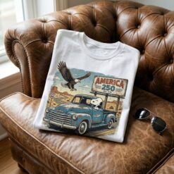 Retro 1950s Style Truck & Snoopy Apparel
