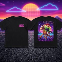Neon Horizon Graphic Tee