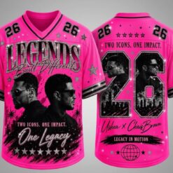 Usher Raymond and Chris Brown RNB Tour 2026 Shirt, Retro Concert T-Shirt, Music Fan Gift D9