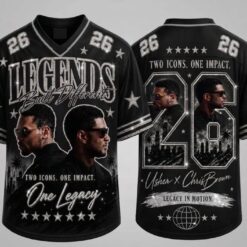 Usher Raymond and Chris Brown RNB Tour 2026 Shirt, Retro Concert T-Shirt, Music Fan Gift D5