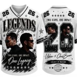 Usher Raymond and Chris Brown RNB Tour 2026 Shirt, Retro Concert T-Shirt, Music Fan Gift D1