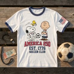 Peanuts America 250 Vintage Soccer Club Tee