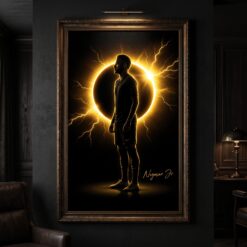 Neymar Canvas Wall Art Soccer Legends Poster Football Stadium Sport Decor Print D17