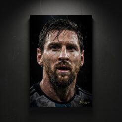 Messi Canvas Wall Art Soccer Legends Poster Football Stadium Sport Decor Print D3