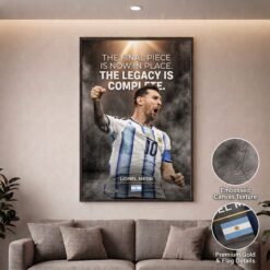 Messi: The Journey of a Legend – Motivational Canvas Art